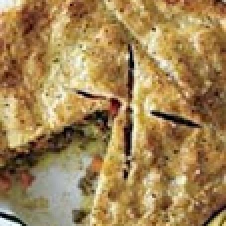 Beef, Cheddar and Potato Pie