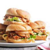 Pulled Roast Chicken Sandwiches