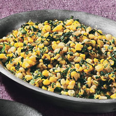 Summer Corn Saute With Herbs