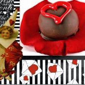 Rose Kissed Chocolate Truffles