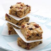 CHOCOLATE, CRANBERRY & OAT BARS