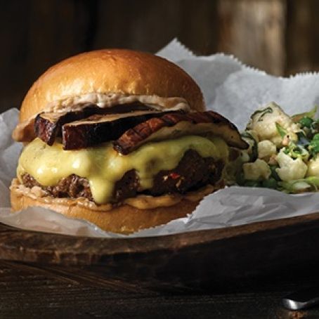 Mushroom Swiss Burgers
