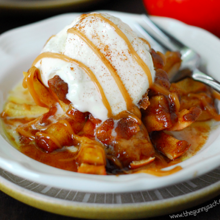 Bloomin' Baked Apple