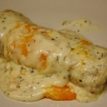 Skinny Sour Cream Enchiladas