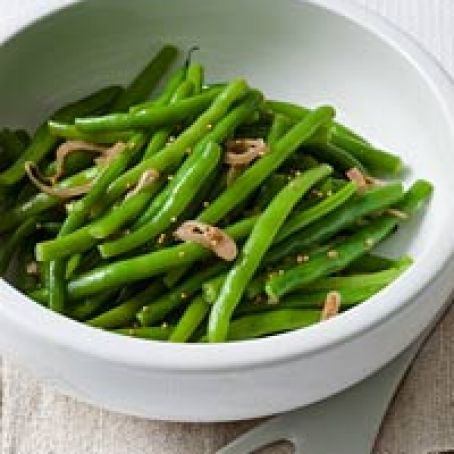 Green Beans with Mustard-Seed Butter