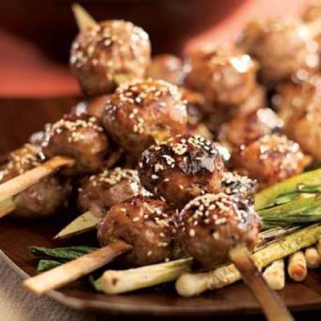 Chicken Meatballs-Japanese (Tsukune)