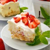 Strawberry Cheesecake Lush Dessert