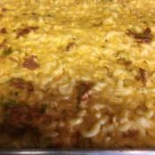 Baked Macaroni, Sauage and cheese
