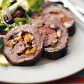 Tenderloin with Cremini-Apricot Stuffing
