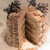 Mocha Espresso Mascarpone Layer Cake
