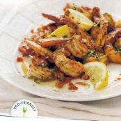 CREOLE SHRIMP WITH GARLIC & LEMON