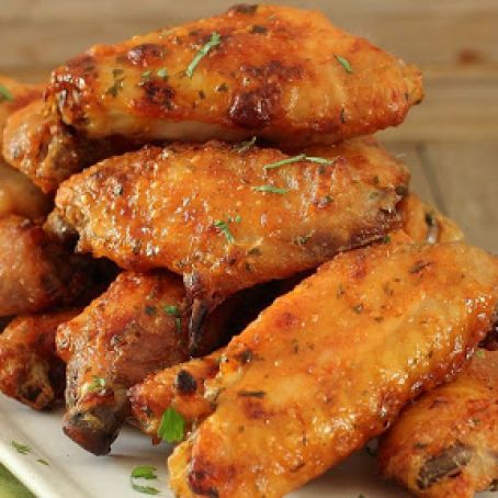 Baked Hot Chicken Wings with Sour Cream Seasoning