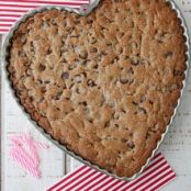 Chocolate Chip Heart Cookie