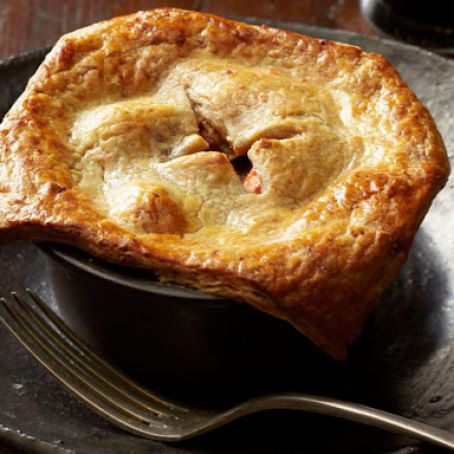 Beef Pot Pies with Cheddar-Stout Crust