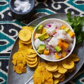 Halibut Ceviche with Mango and Avocado