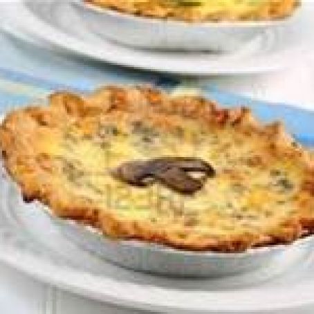 Cheese and Mushroom Quiche