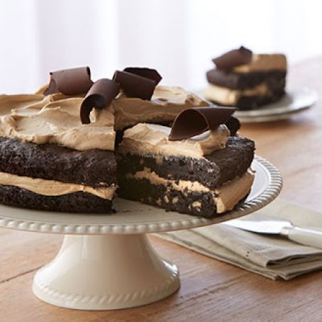 European Mocha Fudge Cake Recipe