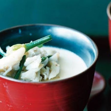 STEAMED EGG CUSTARD w/BLUE CRAB