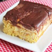 Easy Boston Cream Poke Cake