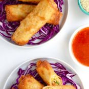 Easy Sesame Chicken Egg Rolls