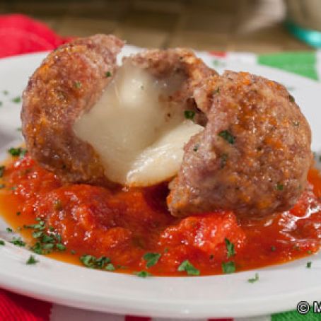 Stuffed Italian Meatballs