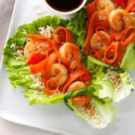 Shrimp Lettuce Wraps
