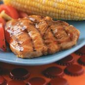Glazed pork chops