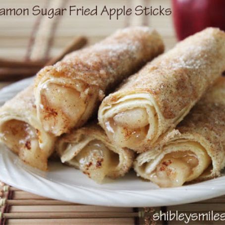 Cinnamon Sugar Fried Apple Sticks