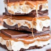 Homemade Snickers Bars