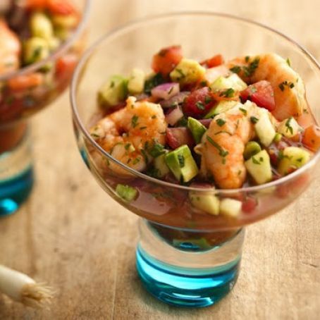 Shrimp -n- Avocado Ceviche****