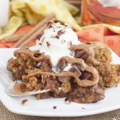 Pumpkin Pecan Cobbler