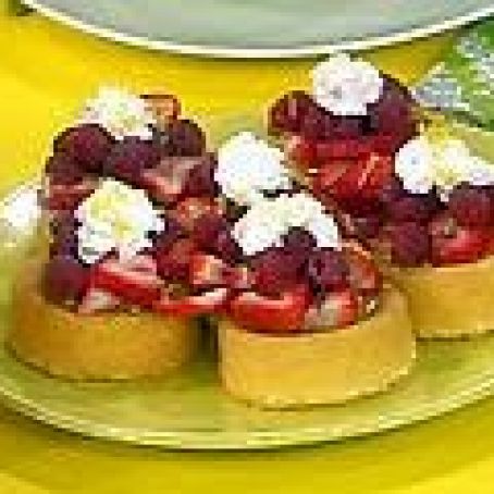 Berries, Lemon Curd Cakes