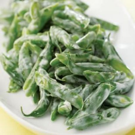 Green Beans with Creamy Garlic Dressing