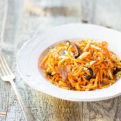 Sweet Potato Pasta - Figs, Prosciutto & Goat Cheese