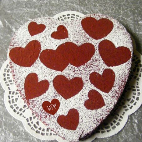 Red Velvet Heart Cake (Valentine)