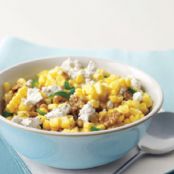 Corn Salad with Feta and Walnuts