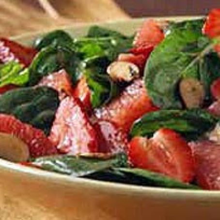 Spinach, Strawberry and Grapefruit Toss