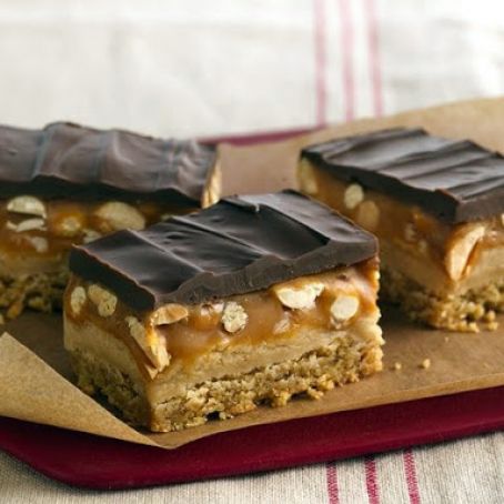 Peanut Butter Cookie Candy Bars
