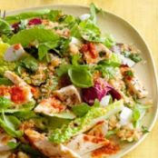 Grilled Chicken Salad With Parmesan Breadcrumbs