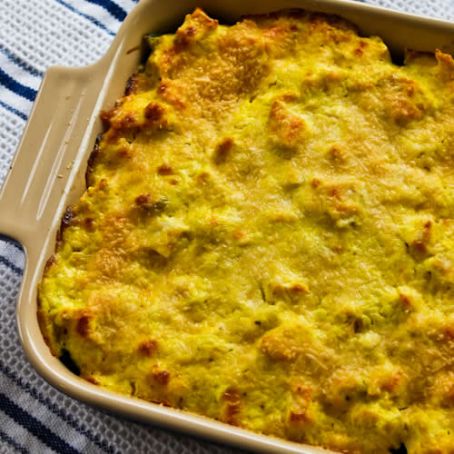 Better-than-Mom's Chicken, Broccoli, and Quinoa Casserole with Creamy Curry Sauce