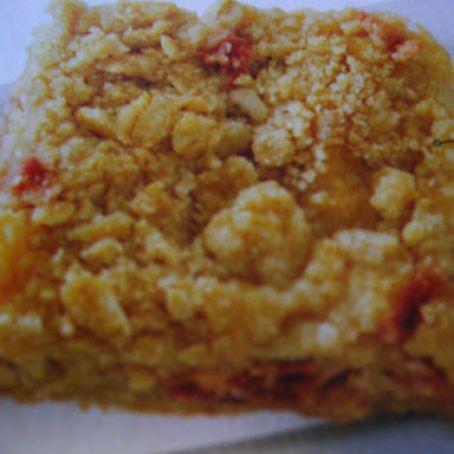 Rhubarb Cheesecake Squares