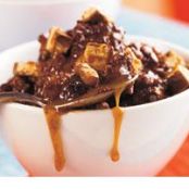 Chocolate Candy Bar Bread Pudding