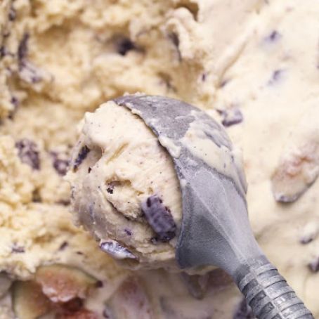 Fresh Fig and Chocolate Chunk Ice Cream