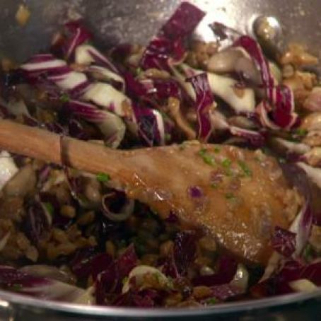 Warm Farro and Cranberry Bean Salad
