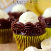 Chocolate Banana Cream Pie Cupcakes