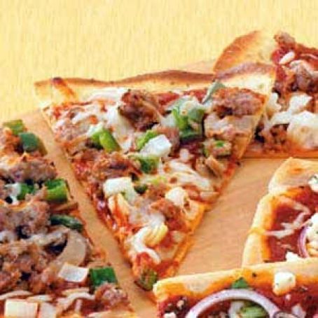 Crazy-Crust Sausage Pizza Recipe