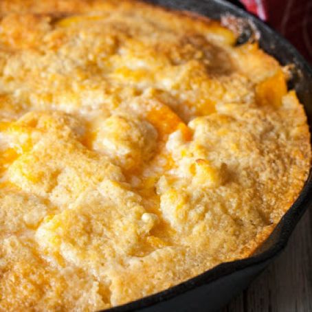 Peach Cobbler - Two Two Easy