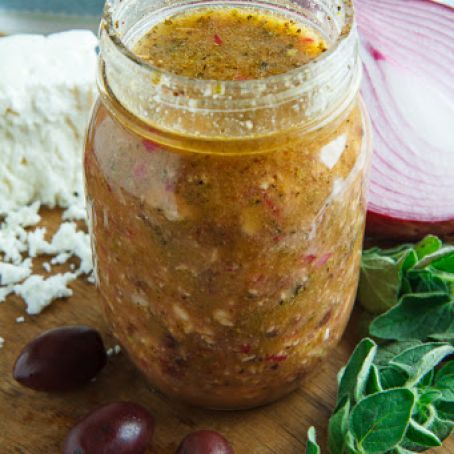 Kalamata Olive and Feta Vinaigrette