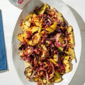Fingerling Potato Salad with Chipotle Bacon Vinaigrette