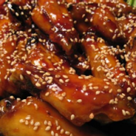 Honey Garlic Sesame Wings